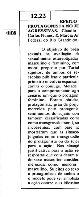 1995 - Sociedade Brasileira de Psicologia