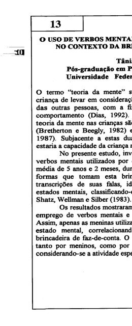 1995 - Sociedade Brasileira de Psicologia