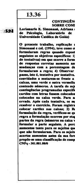 1995 - Sociedade Brasileira de Psicologia