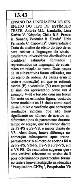 1995 - Sociedade Brasileira de Psicologia