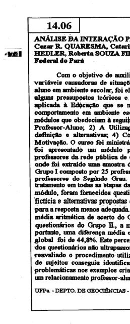 1995 - Sociedade Brasileira de Psicologia