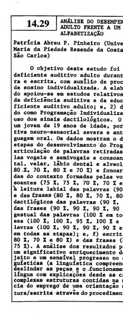 1995 - Sociedade Brasileira de Psicologia