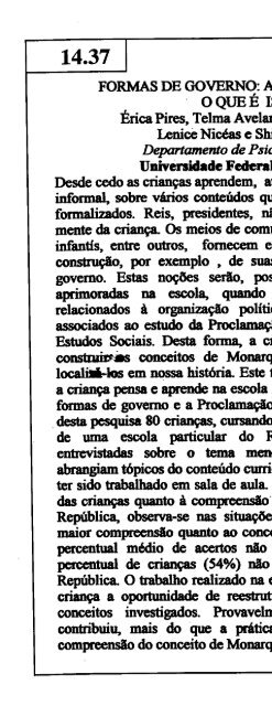 1995 - Sociedade Brasileira de Psicologia