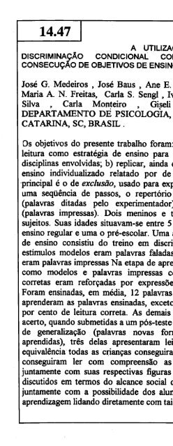 1995 - Sociedade Brasileira de Psicologia