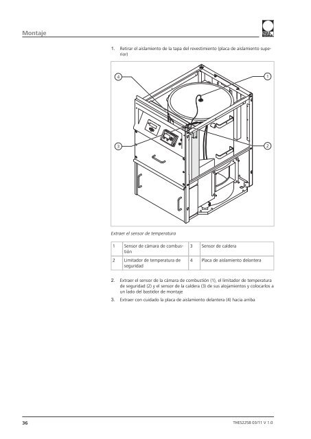 THES 2258 V1.0 0311 Caldera Pelletti III Instalador - Paradigma ...