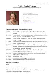 Prof. Dr. Claudia Wiesemann - Zentrale Ethikkommission