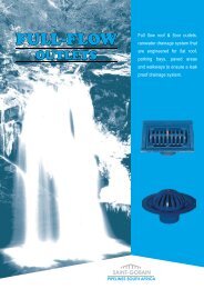 full-flow outlets two-way roof outlet - centre bolt - Incledon