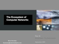 The Ecosystem of Computer Networks