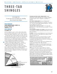 Three tab shingle installation guide - Guided Inspections