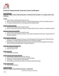 Train-the-Trainer Certificates - Iowa Child Care Resource & Referral