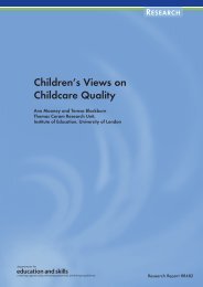 Children's Views on Childcare Quality - Communities and Local ...