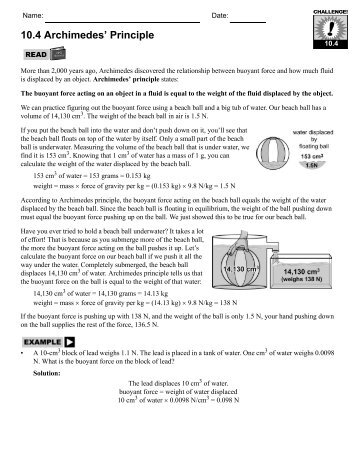 PES Skill Sheets.book - CPO Science