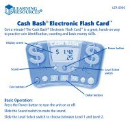 Cash Bash® Electronic Flash Card™ - Learning Resources