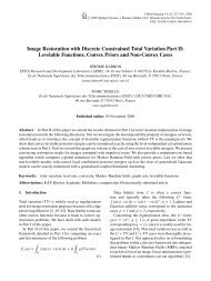 Image Restoration with Discrete Constrained Total Variation Part II ...