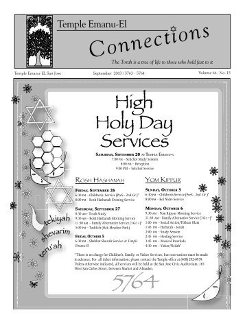 Connections - Temple Emanu-El