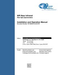 NIR Near Infrared - Ocean Optics