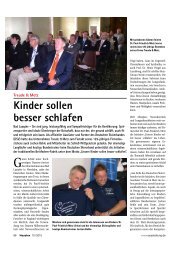 Kinder sollen besser schlafen - Treude & Metz GmbH