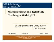 Manufacturing and Reliability Challenges With QFN - DfR Solutions