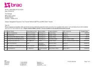 Cheque Statement - Brac