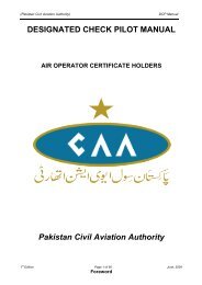 Designated Check Pilot Manual - Civil Aviation Authority