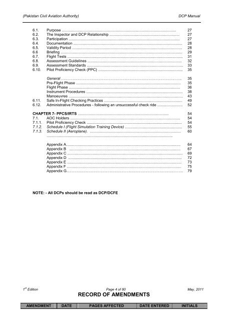 Designated Check Pilot Manual - Civil Aviation Authority