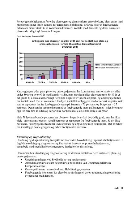 Plan for mennesker med demens 2008-2012 - Drammen kommune