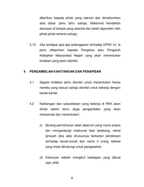 1 DASAR PERLINDUNGAN KANAK-KANAK BAGI RUMAH ... - kpwkm