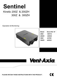 User Manual - Vent-Axia