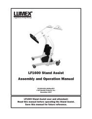 LF1600 Stand Assist Assembly and Operation ... - PHC-Online.com