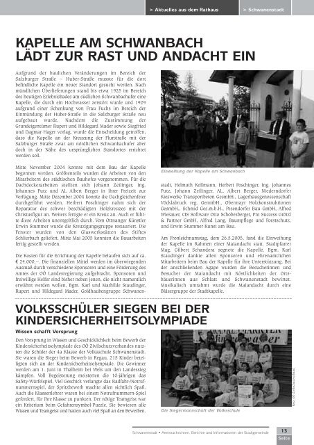 amtsnachrichten 5/02 - Schwanenstadt