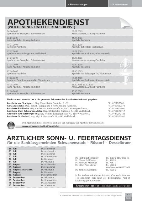 amtsnachrichten 5/02 - Schwanenstadt
