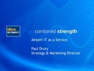 Airport IT as a Service Paul Drury Strategy & Marketing Director