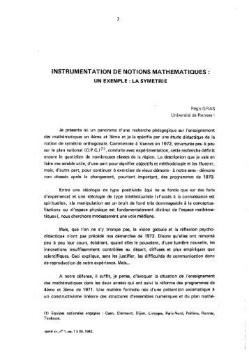Texte intÃ©gral - IREM de Grenoble