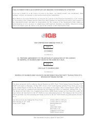 IGB CORPORATION BERHAD (5745-A)