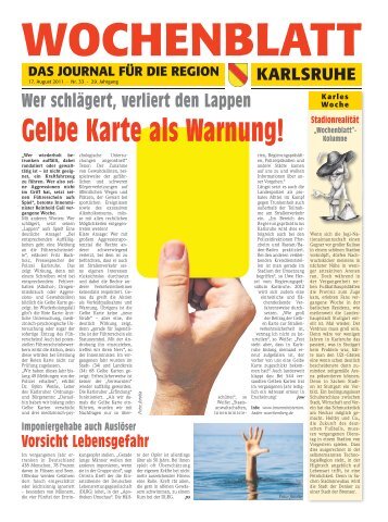 Download der Publikation als PDF - Wochenblatt Karlsruhe