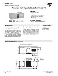 Tedea 1260 Specifications