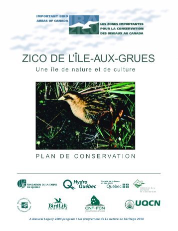 Plan de conservation - Nature Québec