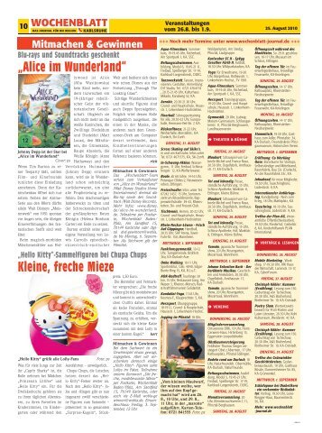 Alice im Wunderland - indiskretion ehrensache