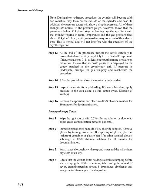 Reference Manual - IARC Screening Group