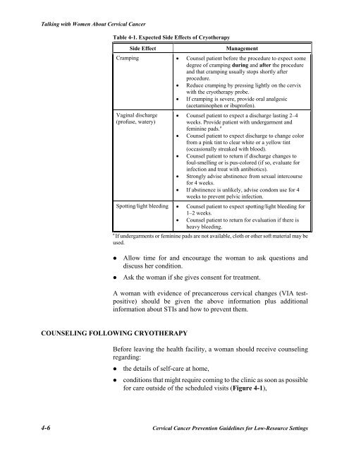 Reference Manual - IARC Screening Group