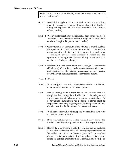 Reference Manual - IARC Screening Group