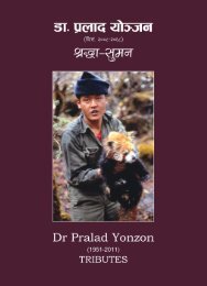Download PDF: Tribute to Dr. Pralad Yonjon - Resources Himalaya