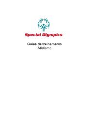 Guias de treinamento - Special Olympics