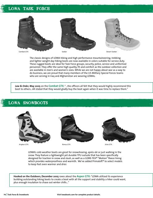 Read more - Lowa Boots