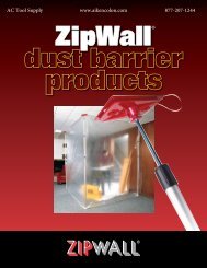 Zipwall Zip System Catalog