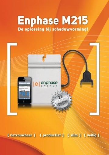 Enphase micro-omvormer - Koos Verbart Installatietechniek