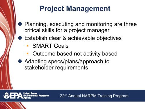 Project Management - (NARPM) Training Program