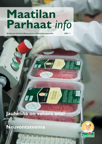 Maatilan Parhaat info 1 / 2009 - Snellman