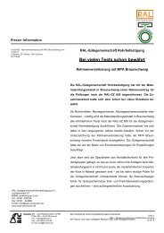 Rahmenvereinbarung mit MPA Braunschweig - Waschzettel.de