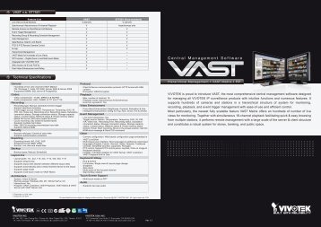 VAST vs ST7501 - Infinity Security Distribution